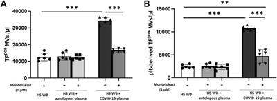 Montelukast Inhibits Platelet Activation Induced by Plasma From COVID-19 Patients